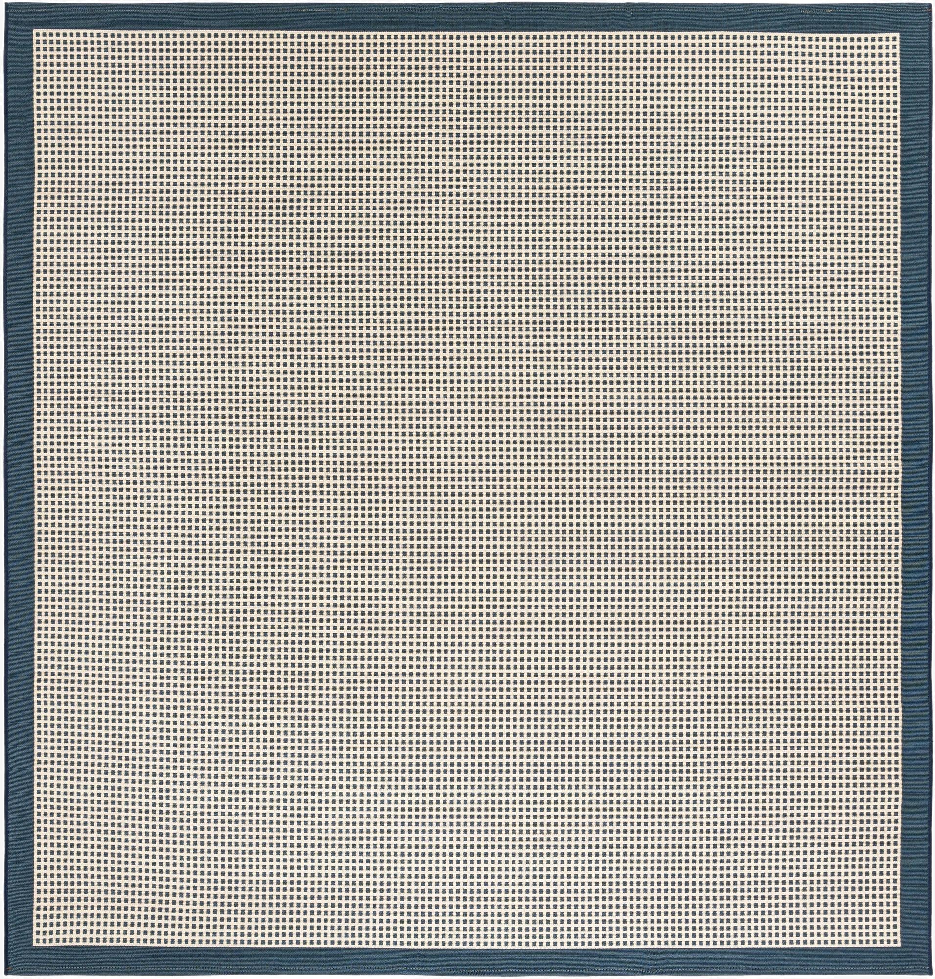 7' 10 x 7' 10  Washable Border Indoor / Outdoor Square Rug