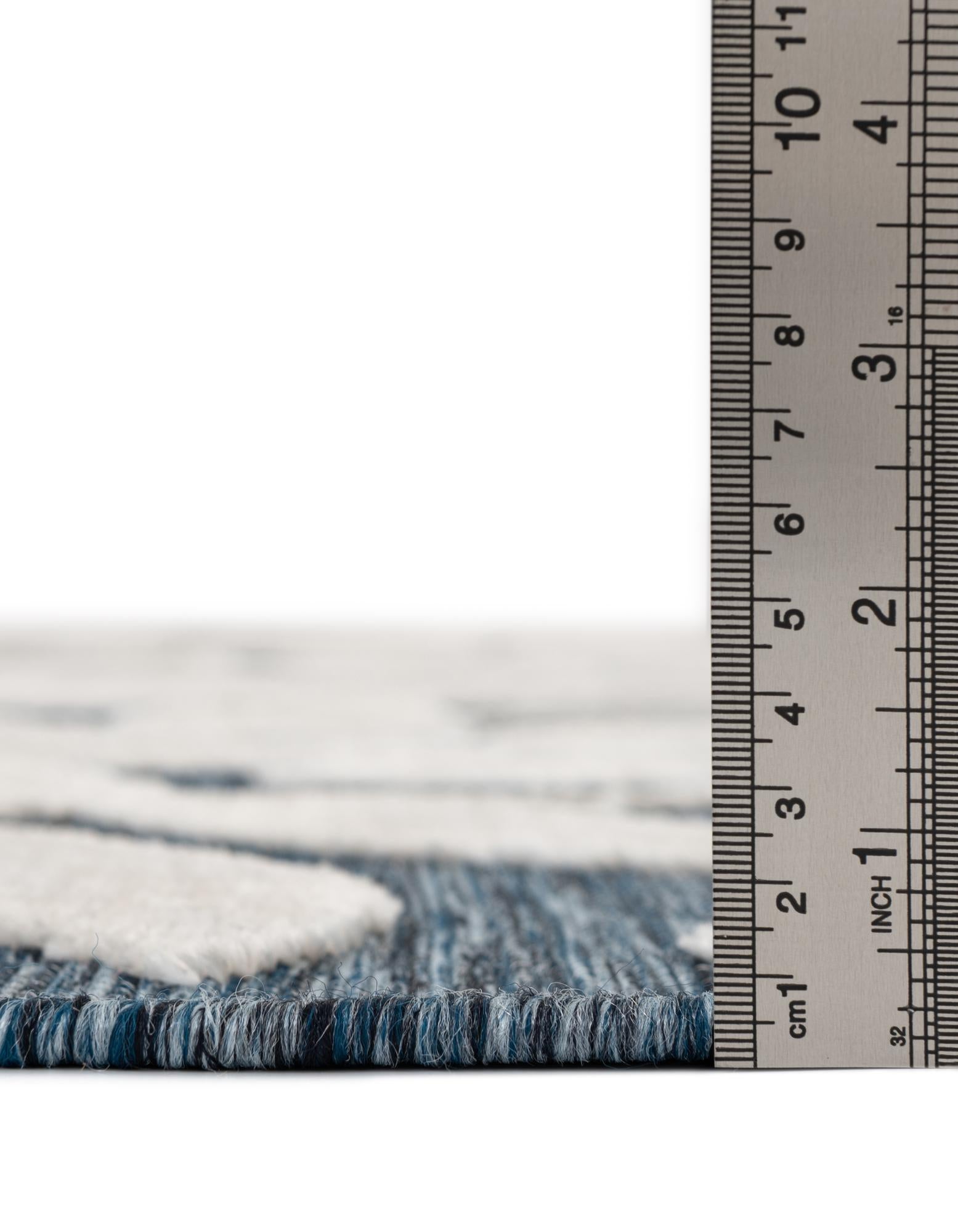 8' 2 x 8' 2 Easy-Clean Botanical Indoor / Outdoor Square Rug