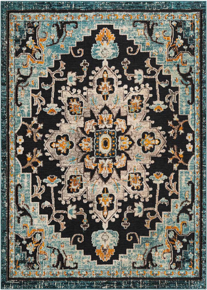 7' 10 x 7' 10 Easy-Clean Casablanca Indoor / Outdoor Square Rug