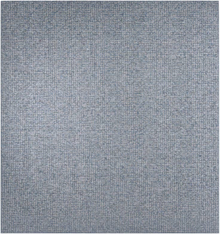 Detail image of 10' x 10' Easy-Clean Checkered Indoor / Outdoor Square Rug