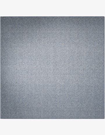 13' x 13' Easy-Clean Checkered Indoor / Outdoor Square Rug