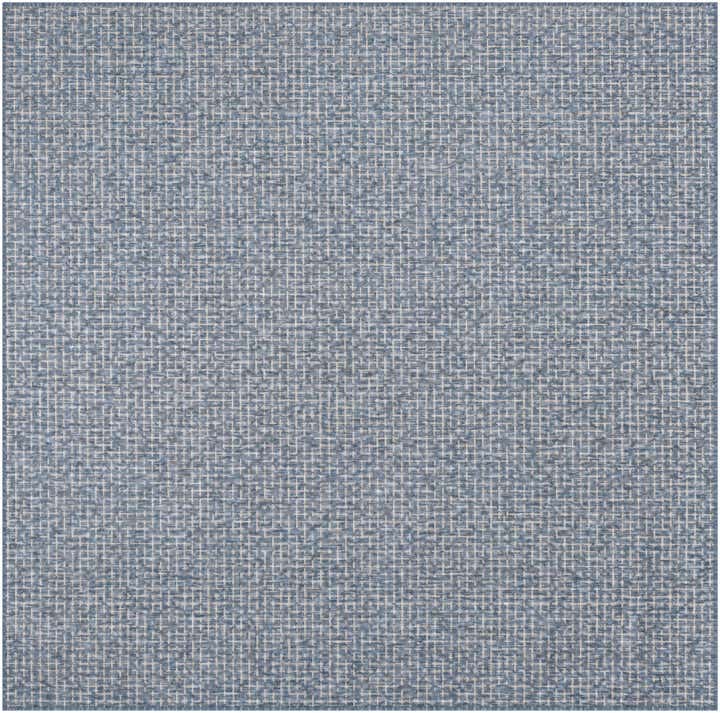 7' 10 x 7' 10 Easy-Clean Checkered Indoor / Outdoor Square Rug