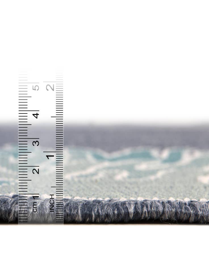 Detail image of 7' 10 x 7' 10 Easy-Clean Coastal Indoor / Outdoor Square Rug