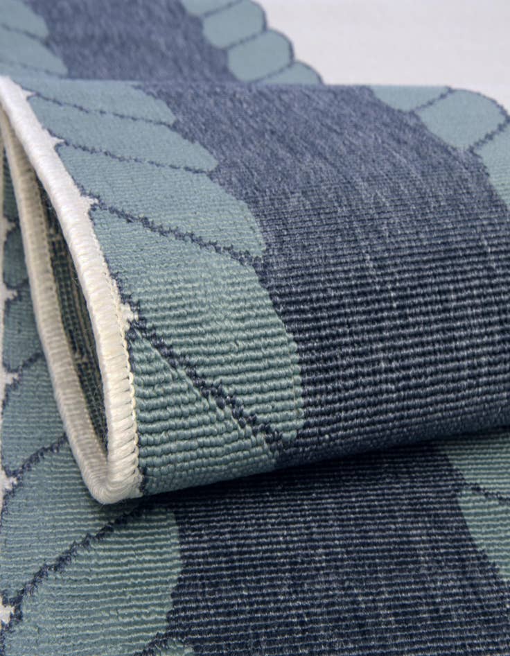 Detail image of 10' x 10'  Washable Coastal Indoor / Outdoor Square Rug