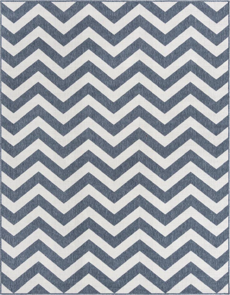Detail image of 7' 10 x 7' 10 Easy-Clean Coastal Indoor / Outdoor Square Rug