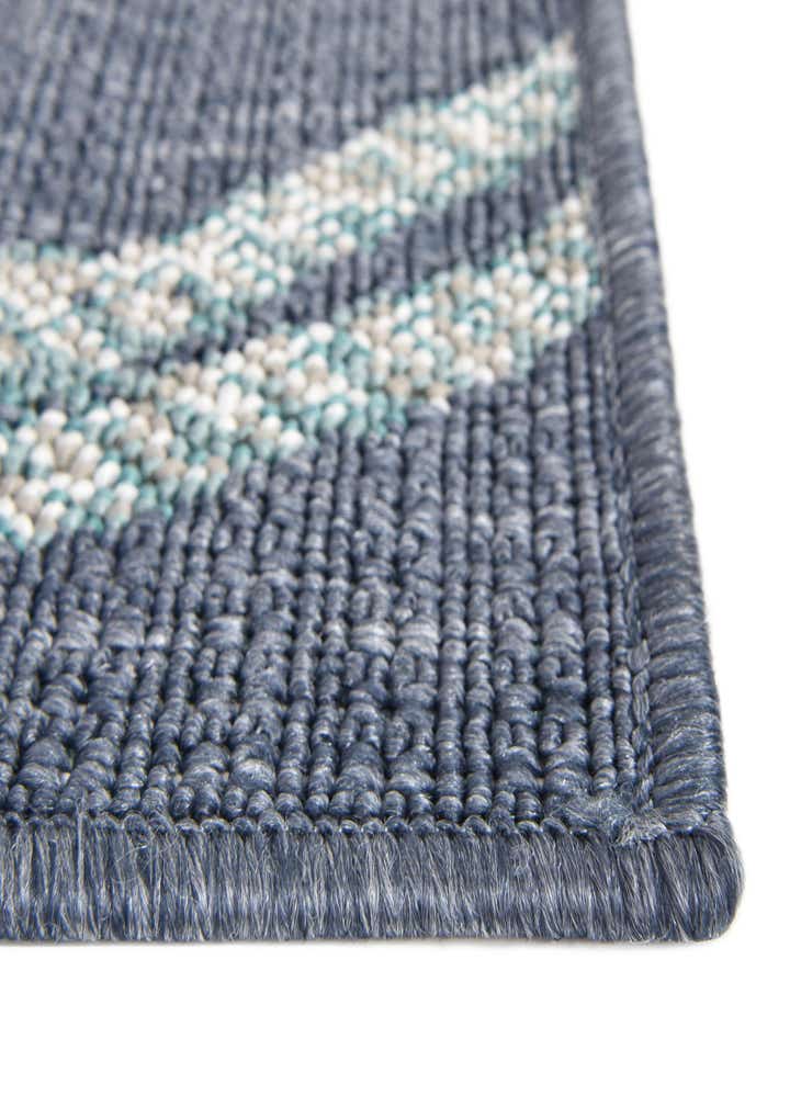 7' 10 x 7' 10 Easy-Clean Coastal Indoor / Outdoor Square Rug