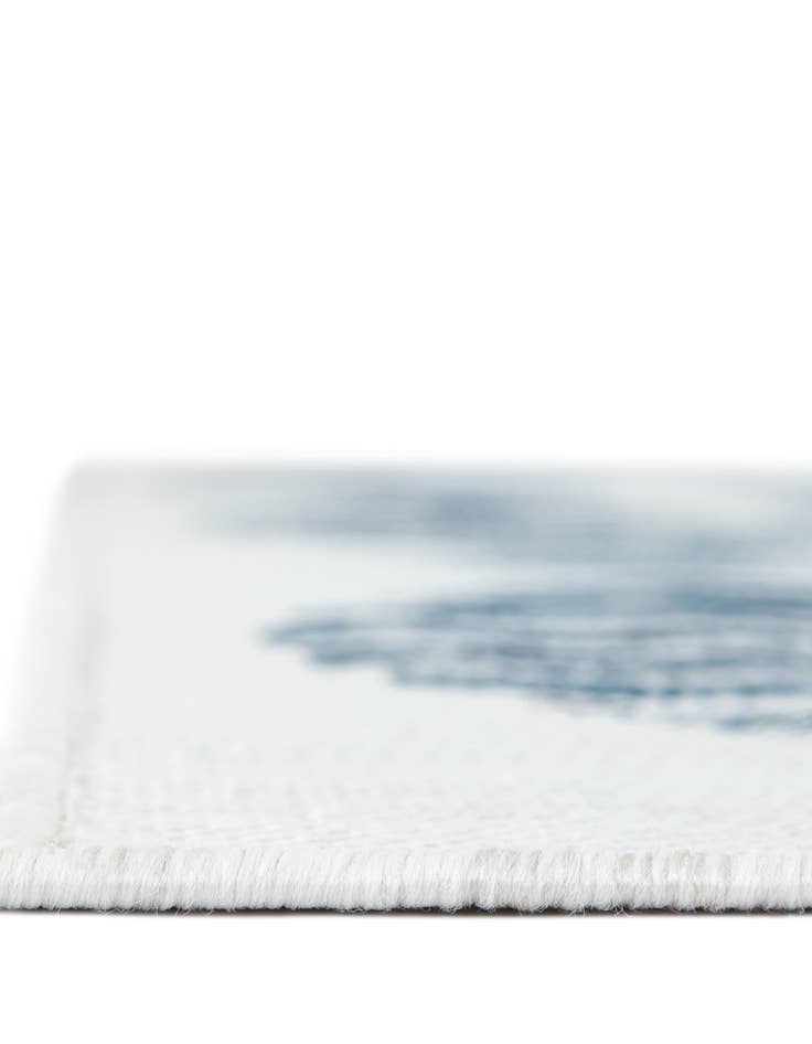 Detail image of 10' x 10' Easy-Clean Coastal Indoor / Outdoor Square Rug