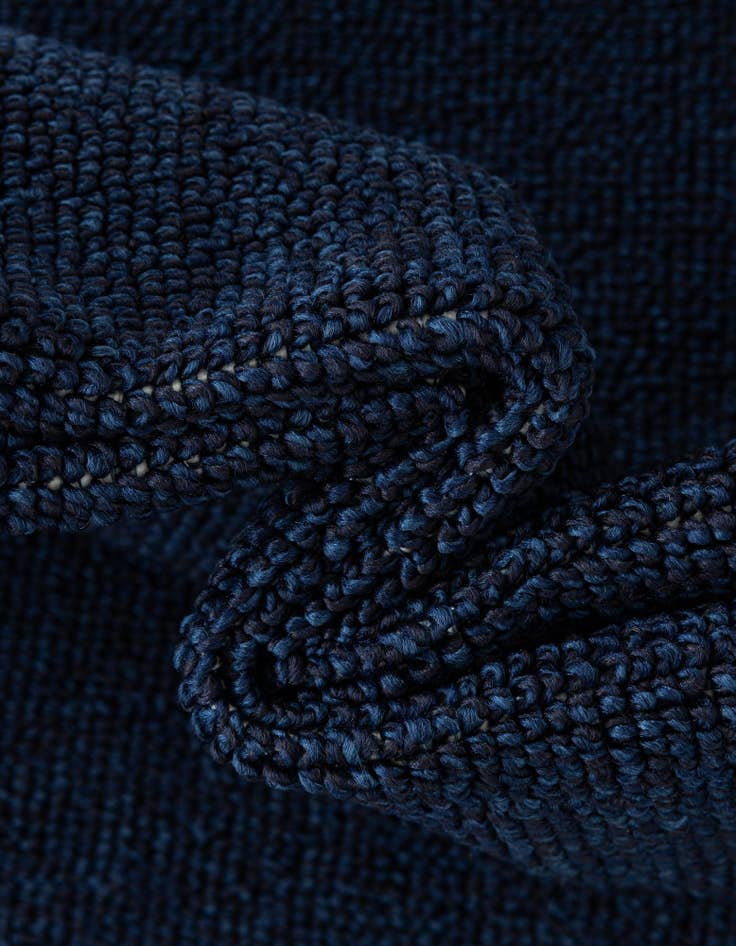 Detail image of 7' 10 x 7' 10  Washable Solid Indoor / Outdoor Square Rug