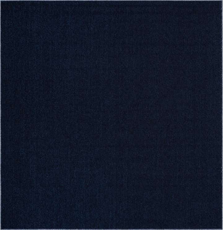 7' 10 x 7' 10 Easy-Clean Solid Indoor / Outdoor Square Rug