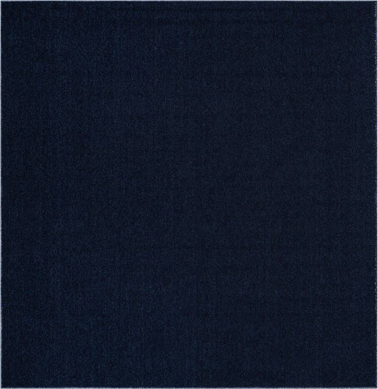 Detail image of 7' 10 x 7' 10 Easy-Clean Solid Indoor / Outdoor Square Rug
