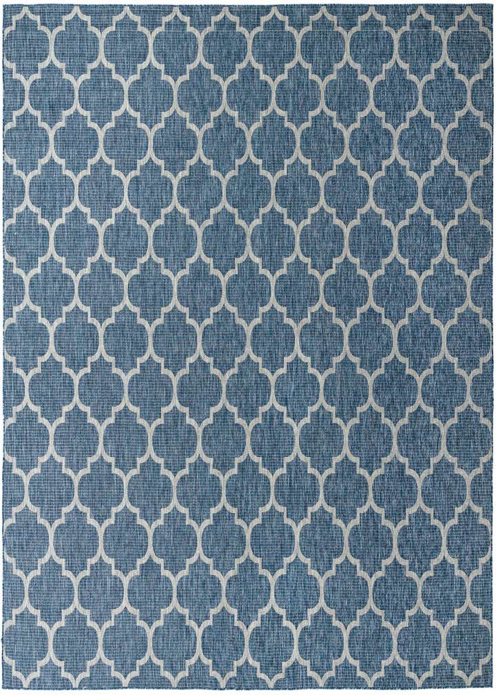 13' x 13' Easy-Clean Trellis Indoor / Outdoor Square Rug