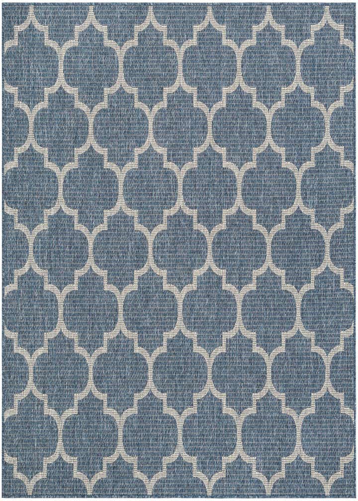 6' x 6' Easy-Clean Trellis Indoor / Outdoor Square Rug