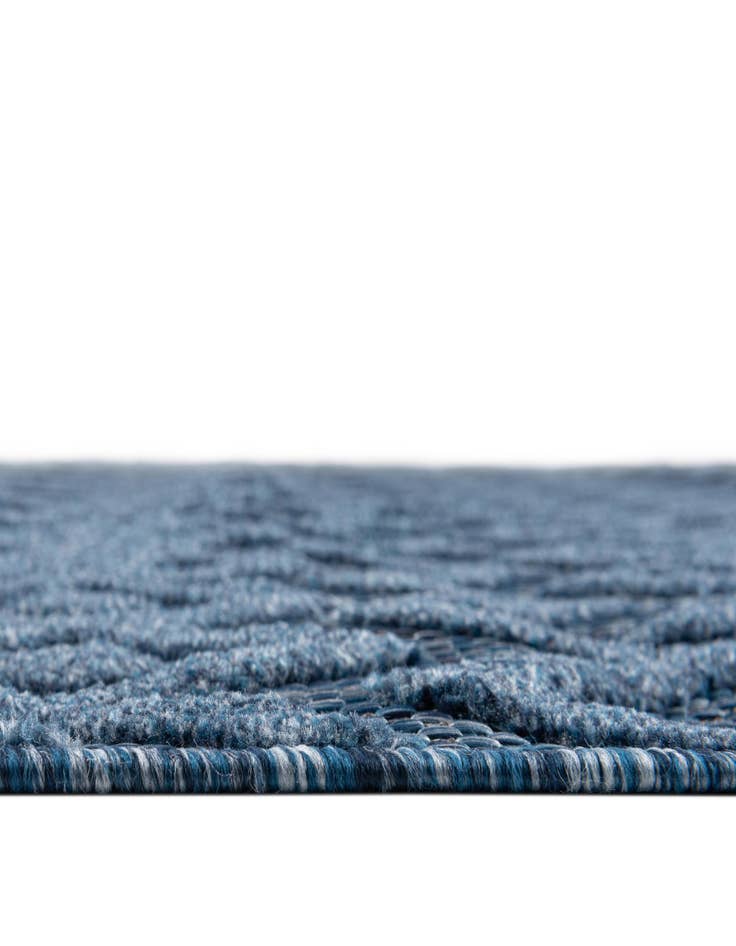 Detail image of 7' 10 x 7' 10  Washable Trellis Textured Indoor / Outdoor Square Rug