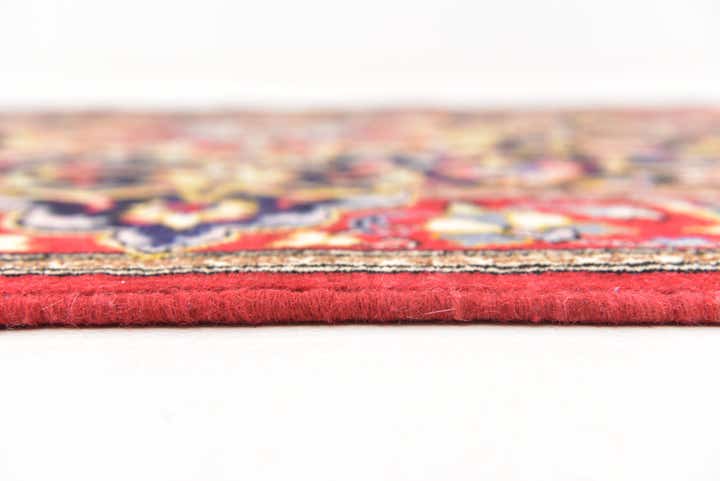 3' 3 x 3' 5 Hand Knotted Qom Persian Wool Square Rug