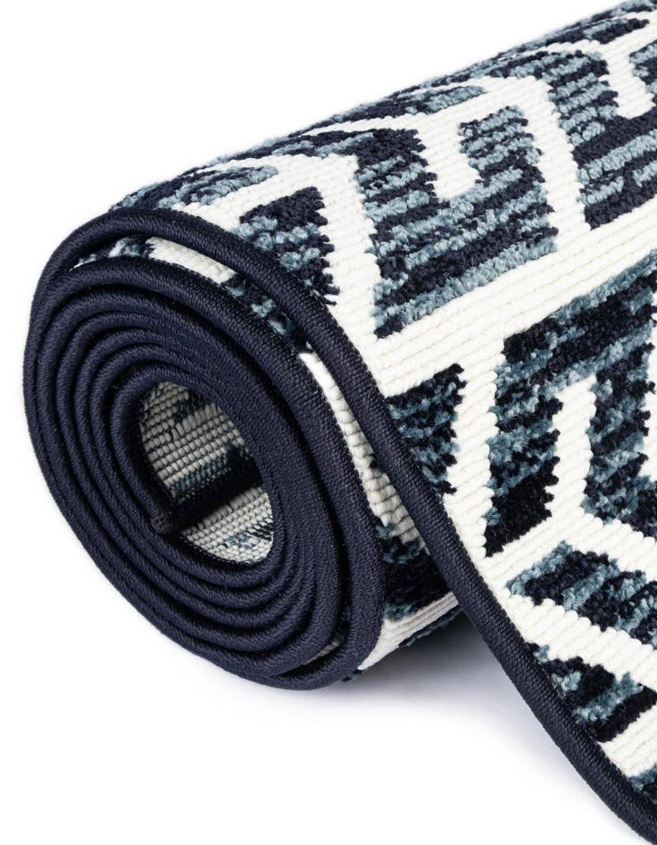 Detail image of 6' x 6' Easy-Clean Sabrina Soto Aston Indoor / Outdoor Square Rug