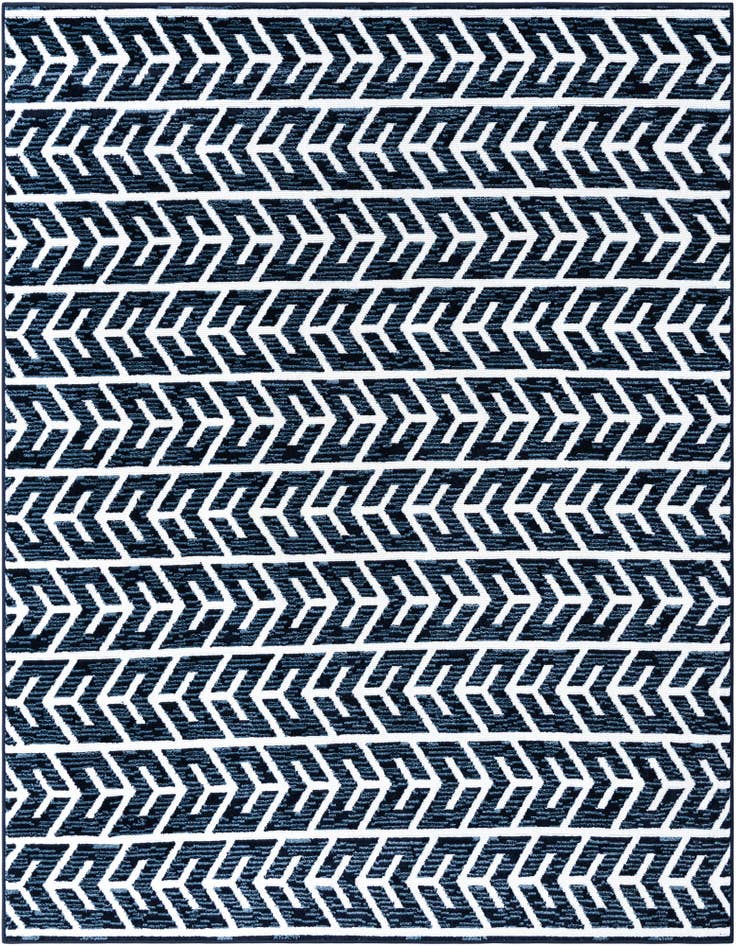 Detail image of 7' 10 x 7' 10 Easy-Clean Sabrina Soto Aston Indoor / Outdoor Square Rug