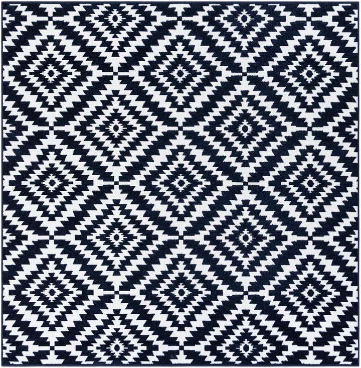 7' 10 x 7' 10 Easy-Clean Sabrina Soto Indoor / Outdoor Square Rug