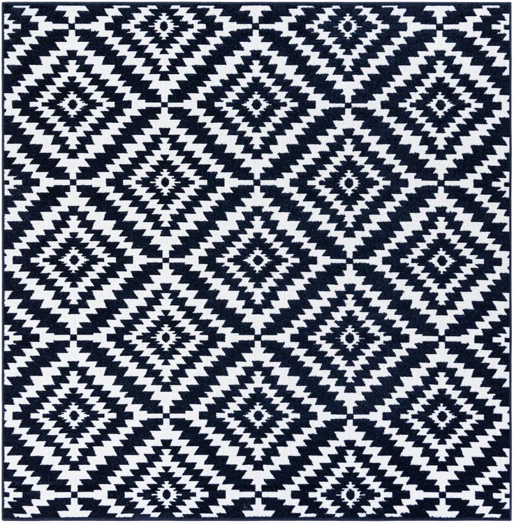 Detail image of 7' 10 x 7' 10 Easy-Clean Sabrina Soto Indoor / Outdoor Square Rug