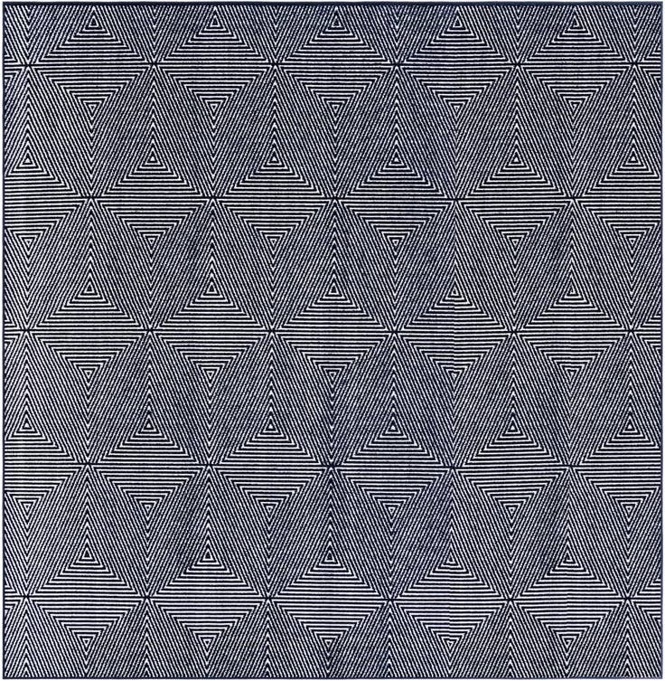 Detail image of 10' x 10' Easy-Clean Sabrina Soto Indoor / Outdoor Square Rug