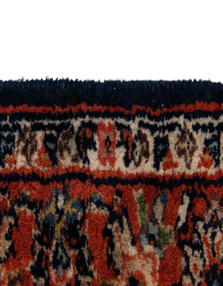 Detail image of 3' x 3' 2  Hand Knotted Sarough Wool Square Rug