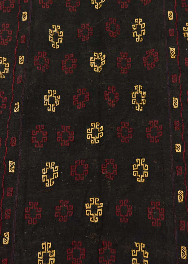 3' 10 x 4' Hand Knotted Sumak Wool Square Rug