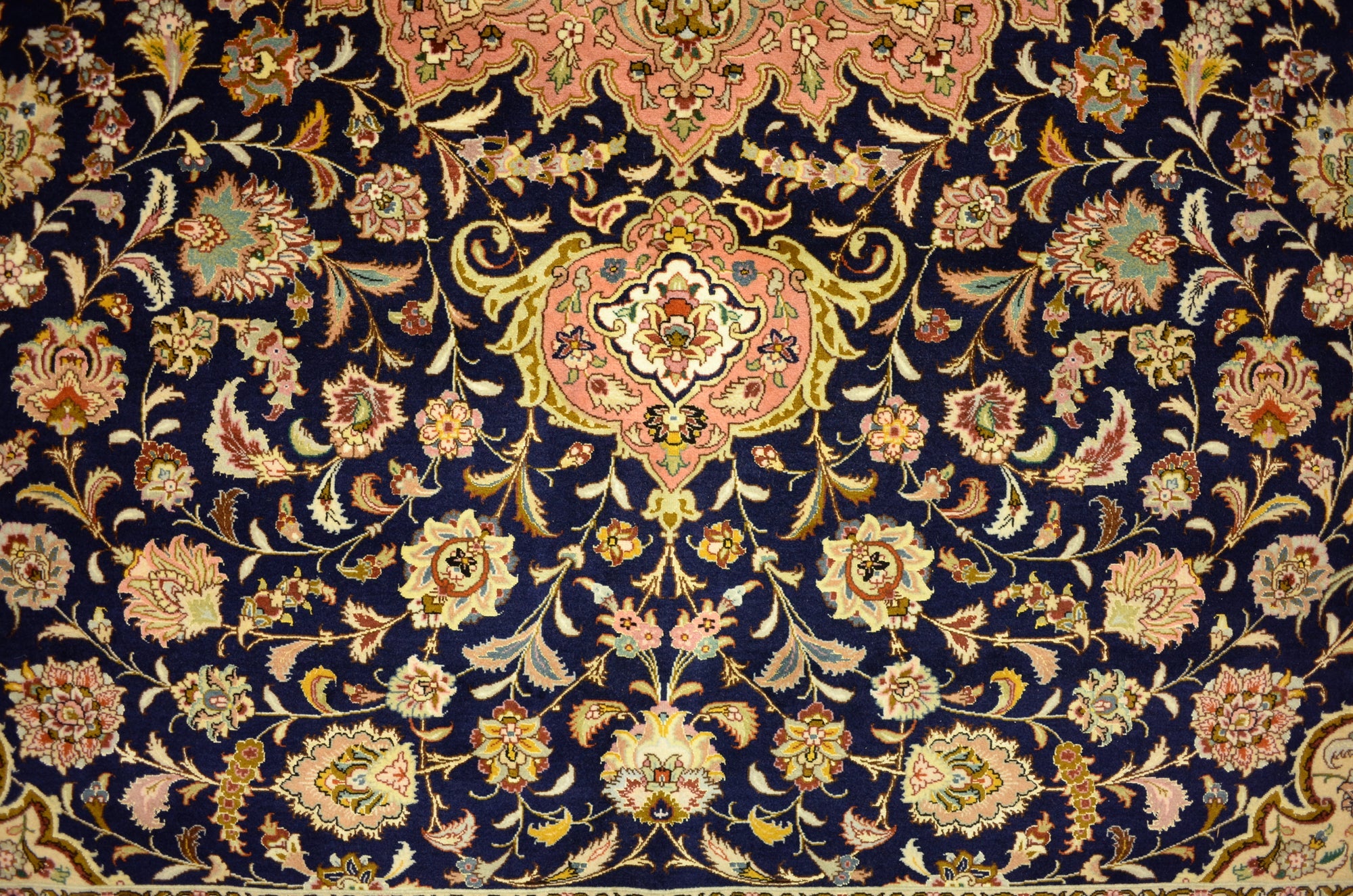 12' 10 x 12' 11 Hand Knotted Tabriz Persian Square Rug