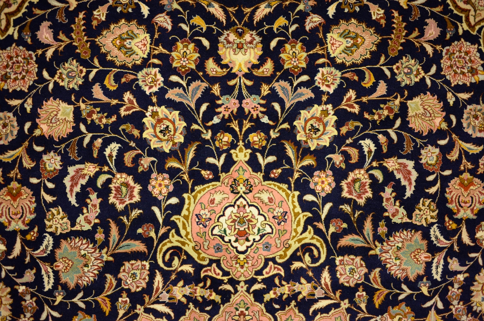 12' 10 x 12' 11 Hand Knotted Tabriz Persian Square Rug