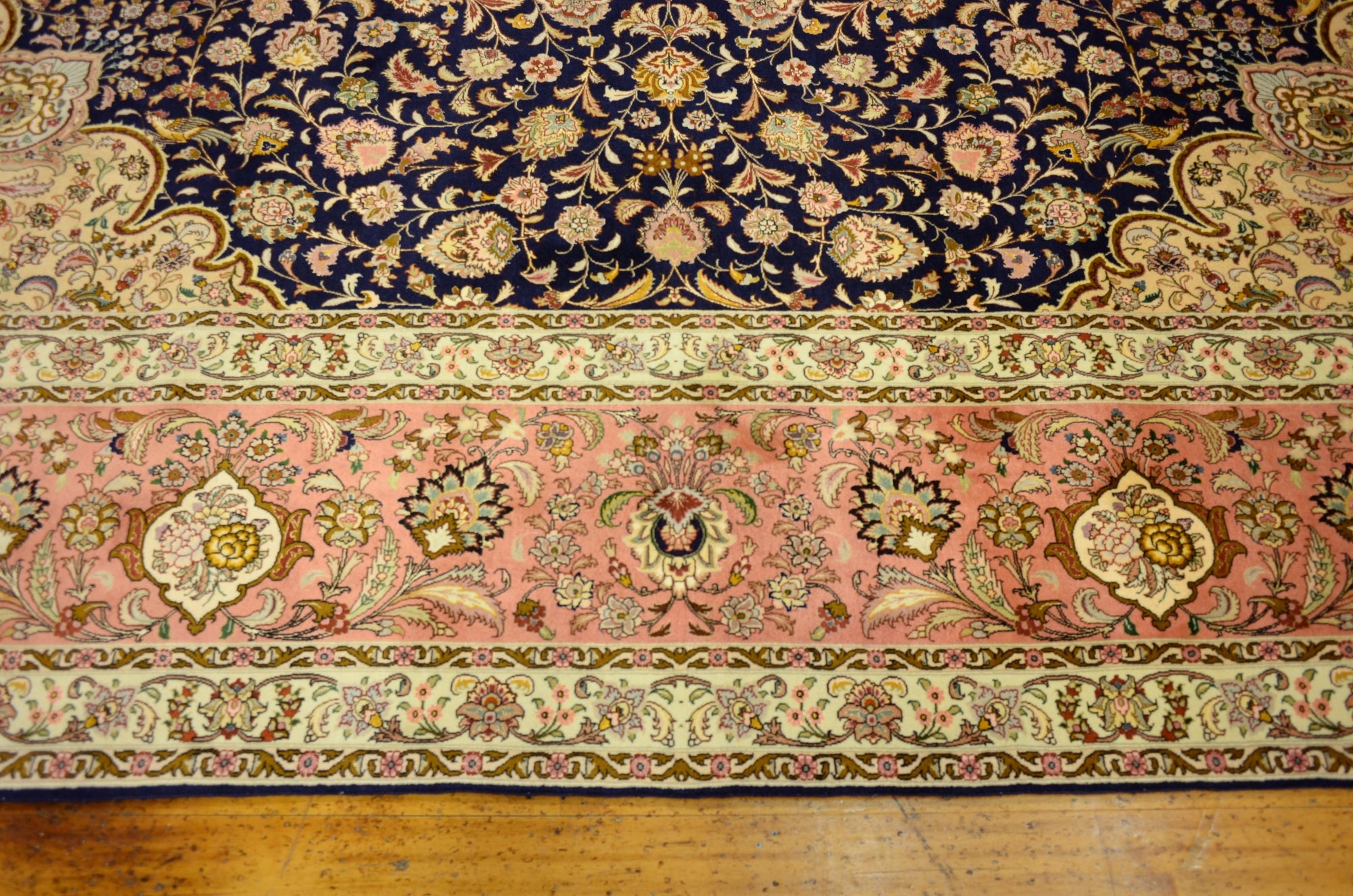 12' 10 x 12' 11 Hand Knotted Tabriz Persian Square Rug