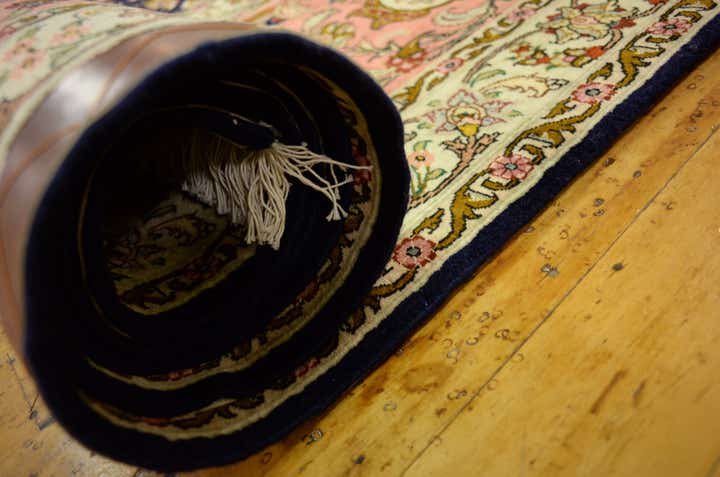 12' 10 x 12' 11 Hand Knotted Tabriz Persian Square Rug