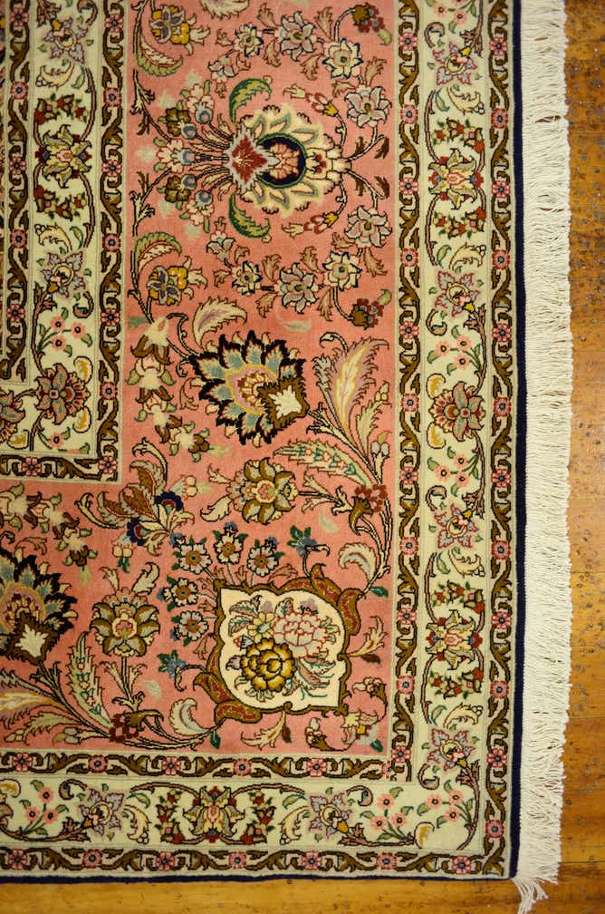 12' 10 x 12' 11 Hand Knotted Tabriz Persian Square Rug