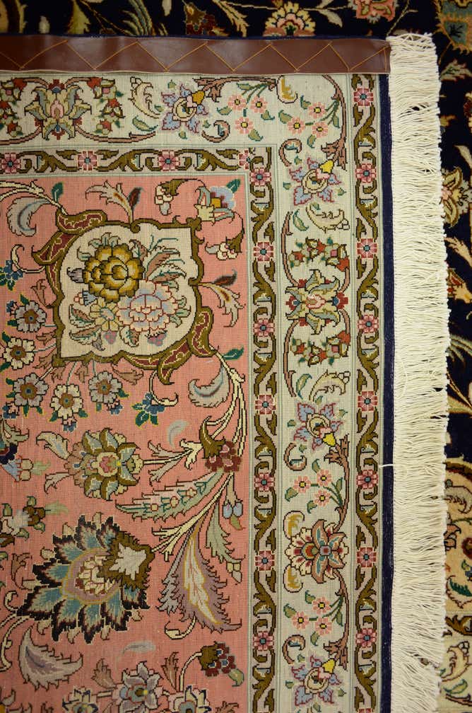 12' 10 x 12' 11 Hand Knotted Tabriz Persian Square Rug