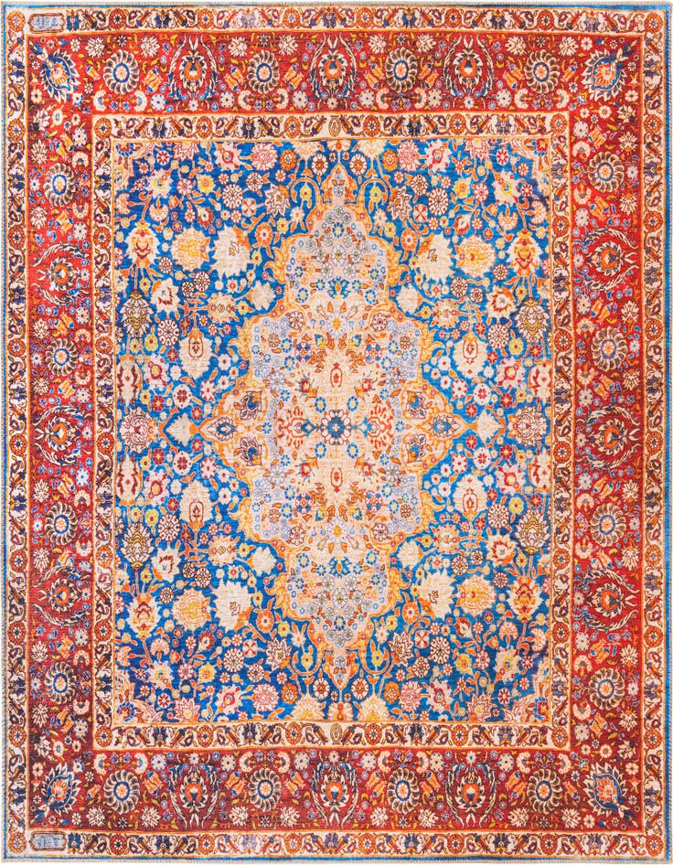 Detail image of 7' 6 x 7' 6 Washable Timeless Square Rug