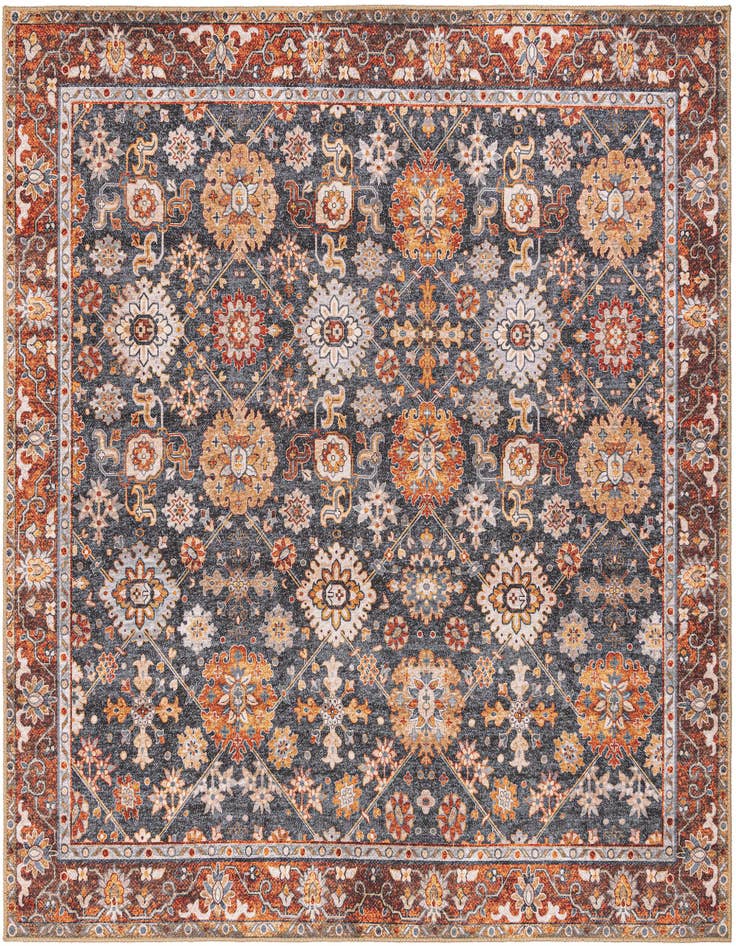 Detail image of 7' 10 x 7' 10 Washable Timeless Square Rug