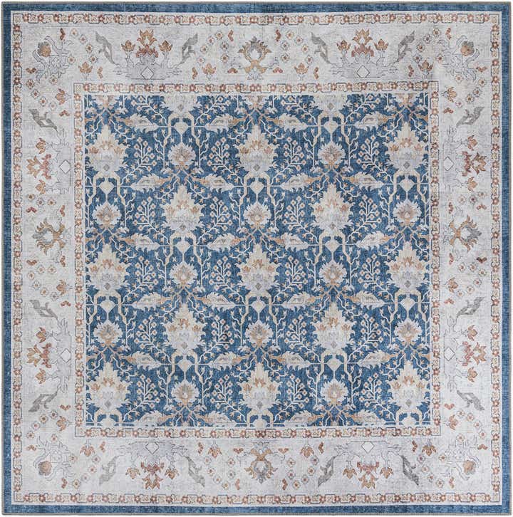 7' 10 x 7' 10 Washable Timeless Square Rug
