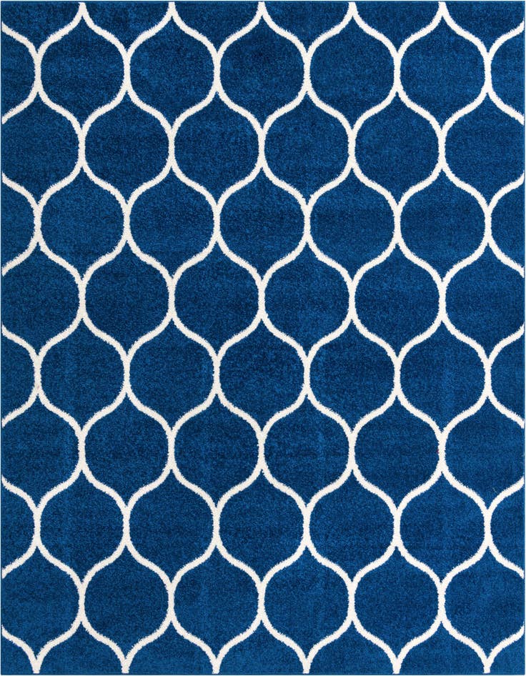 Detail image of 5' 3 x 5' 3 Trellis Frieze Square Rug