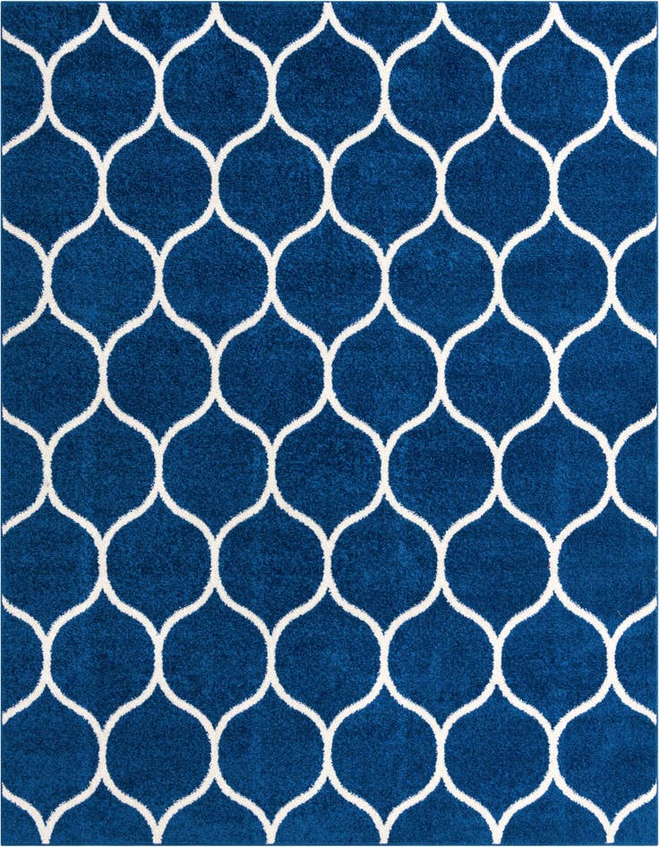 Detail image of 7' 10 x 7' 10 Trellis Frieze Square Rug