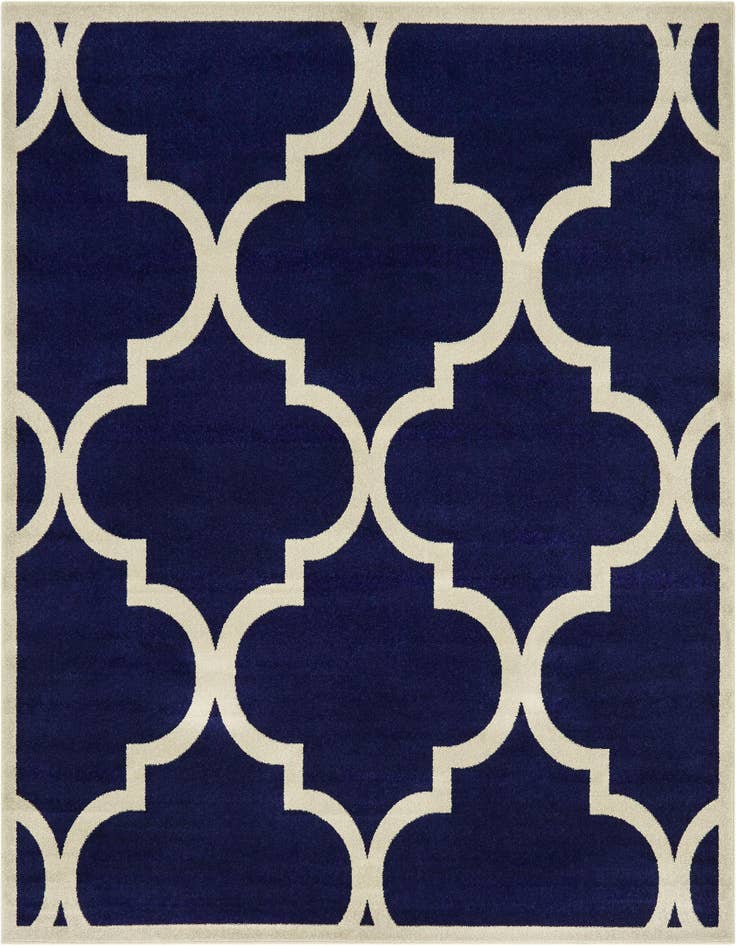 Detail image of 7' 10 x 7' 10 Trellis Square Rug