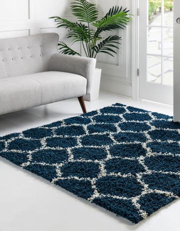 6' x 6' Trellis Shag Square Rug