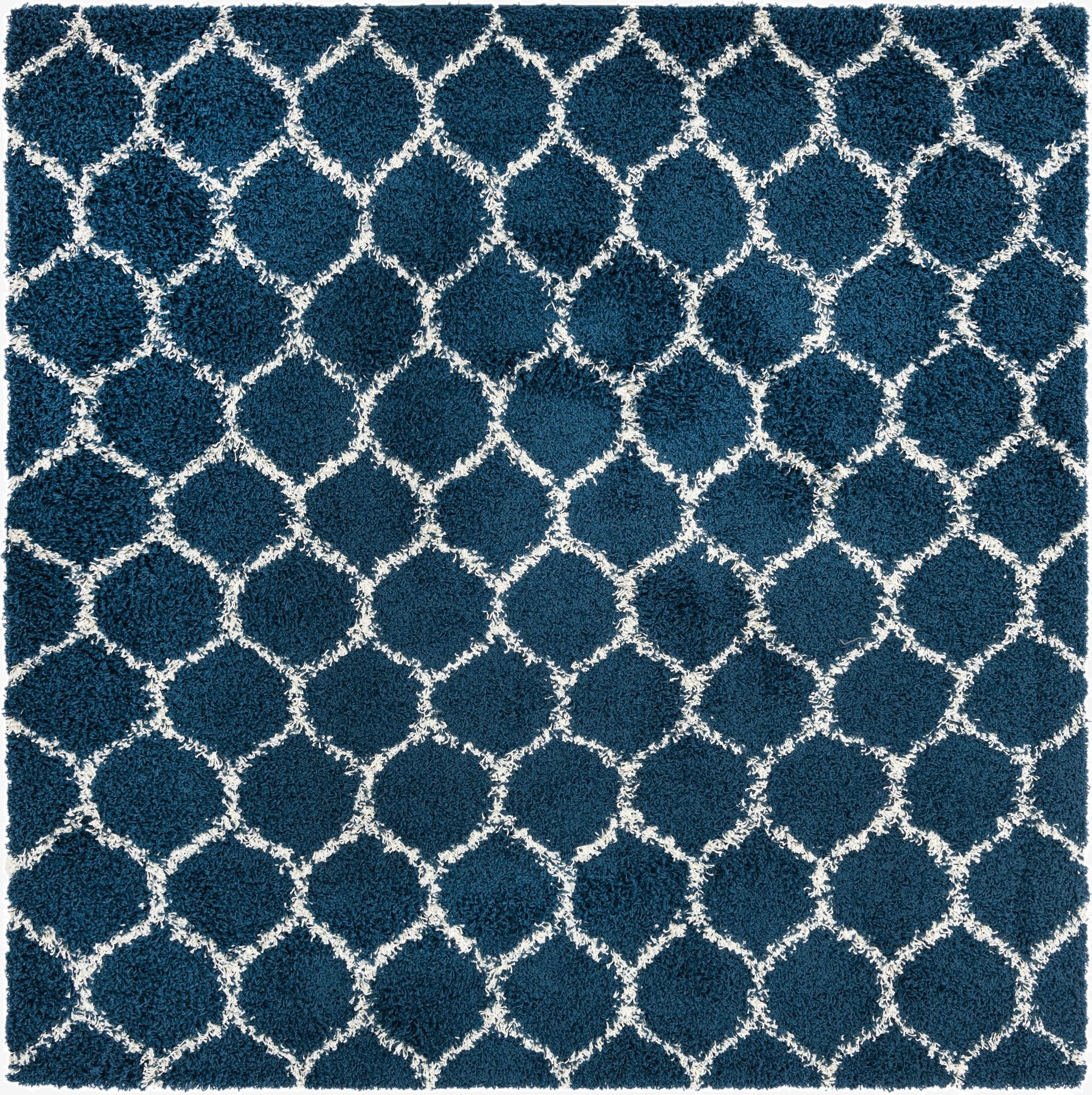 Primary image 7' 10 x 7' 10 Trellis Shag Square Rug