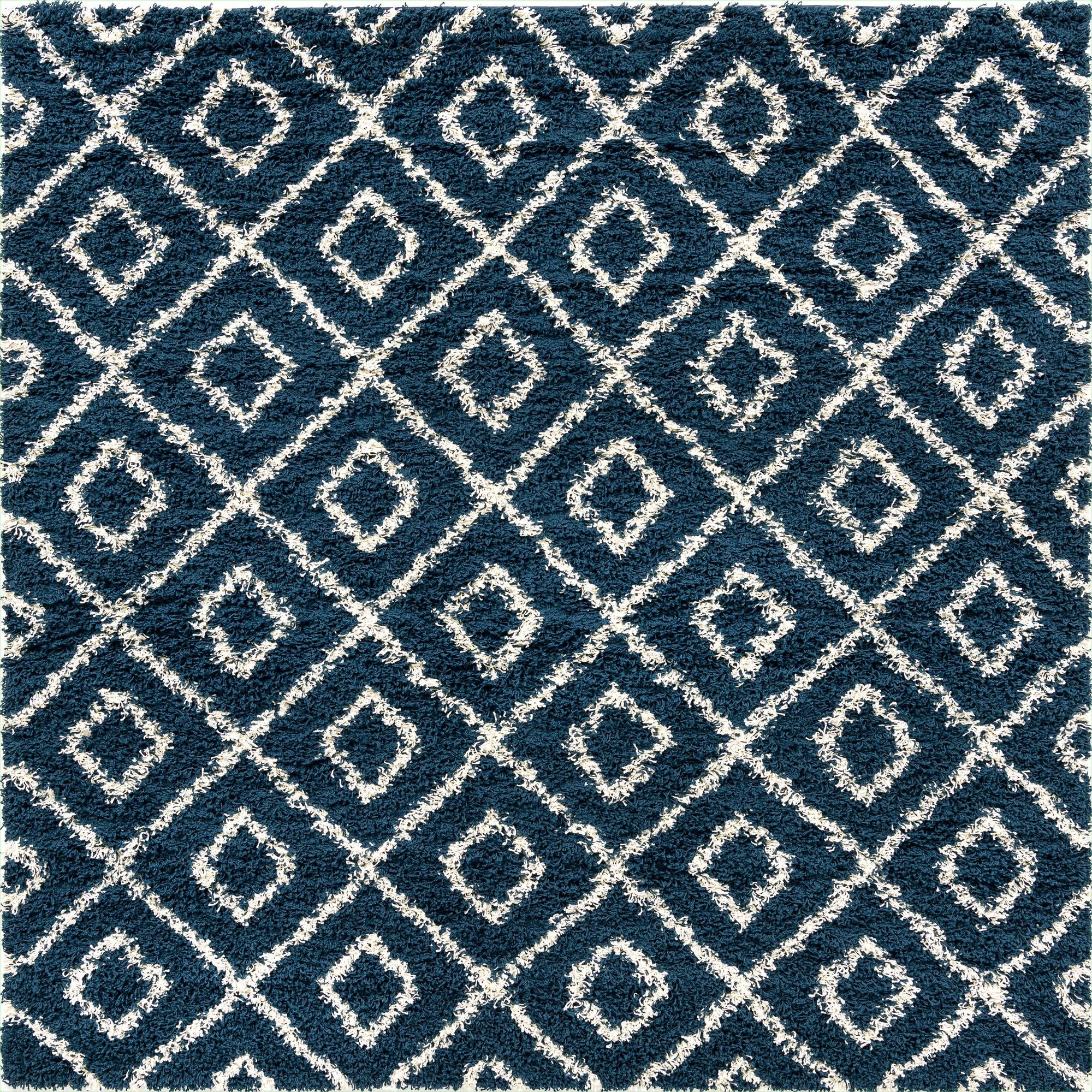 Primary image 7' 10 x 7' 10 Trellis Shag Square Rug