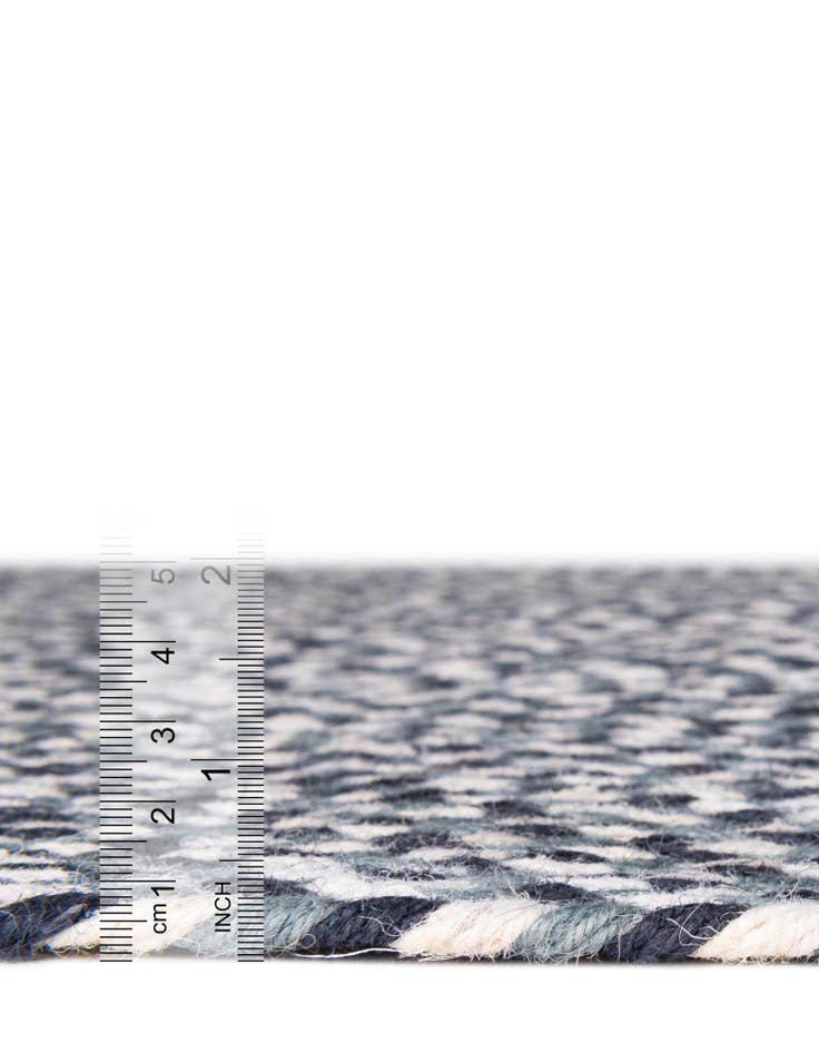 Detail image of 7' 10 x 7' 10 Handmade Tweed Braided Jute Square Rug