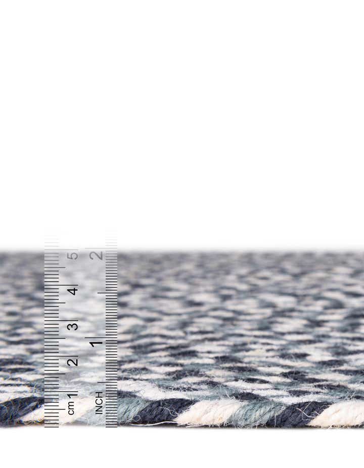 7' 10 x 7' 10 Handmade Tweed Braided Jute Square Rug