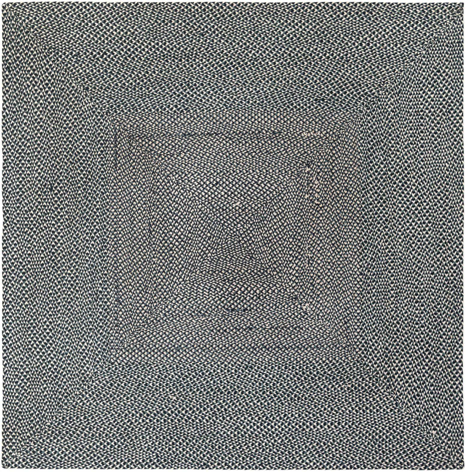7' 10 x 7' 10 Handmade Tweed Braided Jute Square Rug
