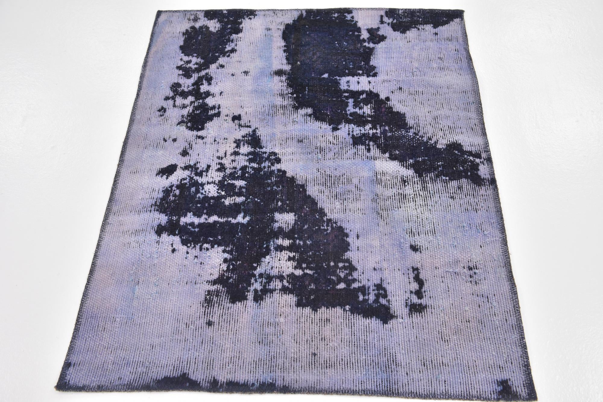 3' 2 x 4' Hand Knotted Ultra Vintage Persian Wool Square Rug
