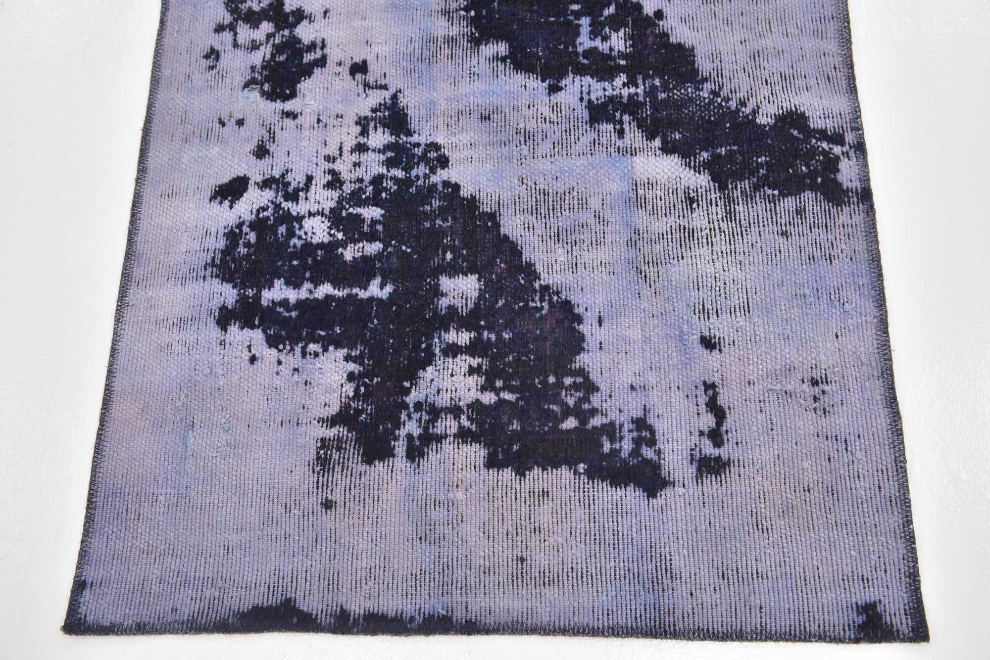 3' 2 x 4' Hand Knotted Ultra Vintage Persian Wool Square Rug