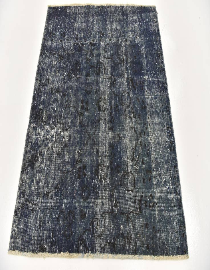 Detail image of 4' 6 x 4' 10 Hand Knotted Ultra Vintage Persian Wool Square Rug