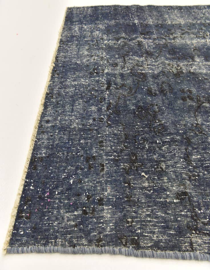 Detail image of 4' 6 x 4' 10 Hand Knotted Ultra Vintage Persian Wool Square Rug