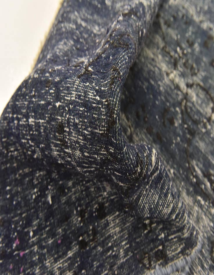 Detail image of 4' 6 x 4' 10 Hand Knotted Ultra Vintage Persian Wool Square Rug