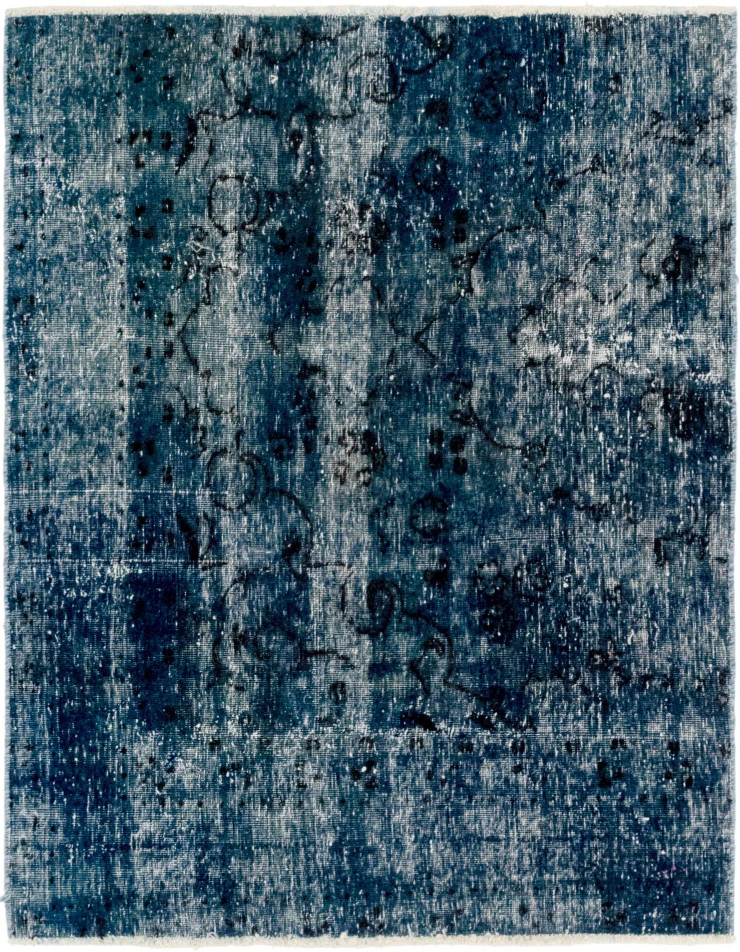 Primary image  4' 6 x 4' 10  Hand Knotted Ultra Vintage Persian Wool Square Rug