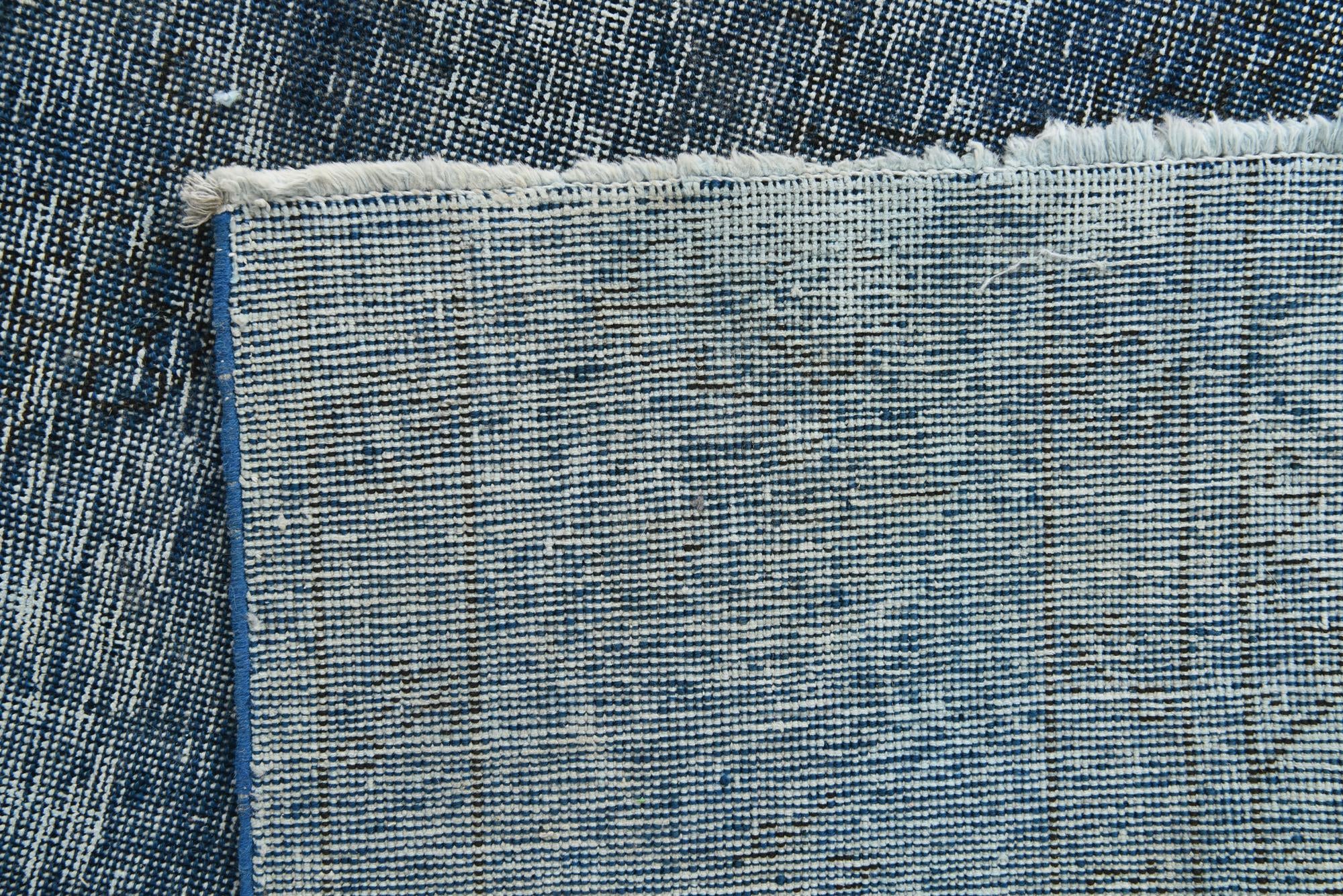 8' x 9' 4 Hand Knotted Ultra Vintage Persian Wool Square Rug